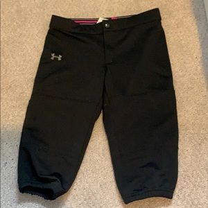 Black soft ball pants